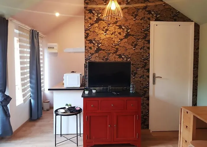 Japan House : Studio En Bois Zen - Wifi - Parking Gratuit